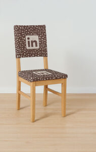 Chair headrest graphics